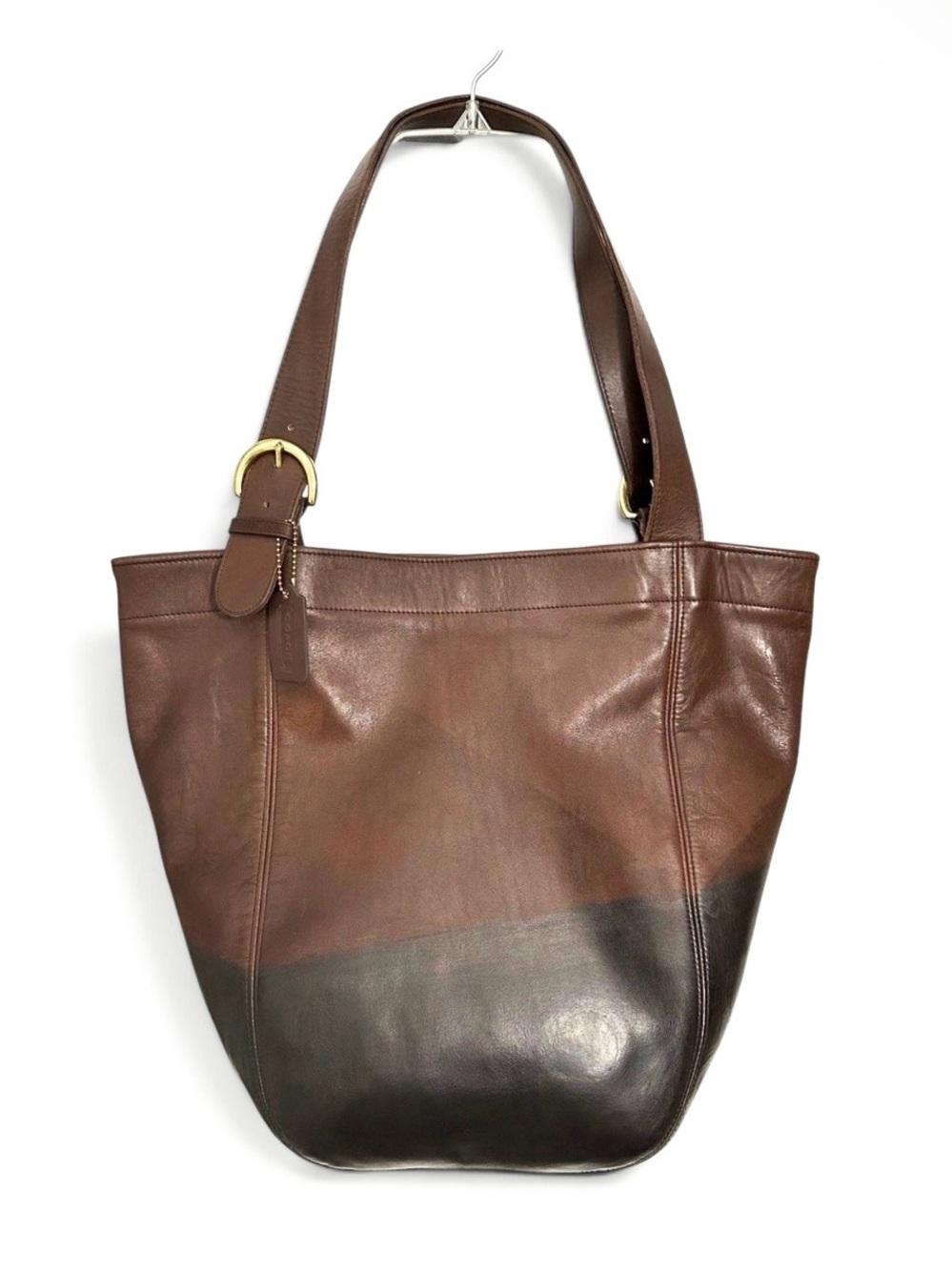 Coach XL Soho Bag Feed Sac Bucket Duffle Vintage 4082 Leather Custom Stained